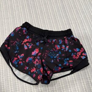 Lululemon Black and Pink Shorts
